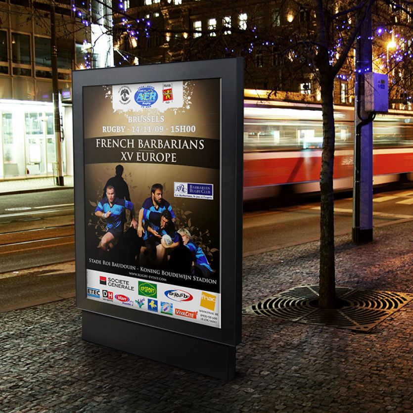 Abribus - Rugby 